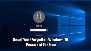 Reset Your Forgotten Windows 10 Password For Free