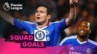 Crazy Chelsea Goals  Lampard Hazard Drogba  Squad Goals