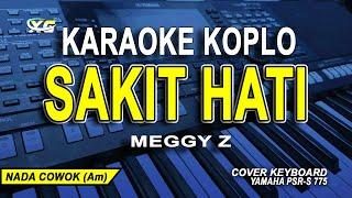 SAKIT HATI KARAOKE KOPLO NADA PRIA MEGGY Z