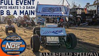 FULL EVENT  World Of Outlaws NOS Energy Drink Sprint Cars  Bakersfield Speedway  Sep 13th 2024