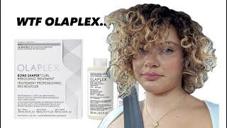 OH NO... New OLAPLEX Bond Shaper Curl Rebuilding Treatment GONE WRONG salon nightmare