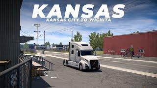 KANSAS Driving - Wichita to Kansas City - ATS 1.49 Kansas DLC Early Access - New Amazing Graphics