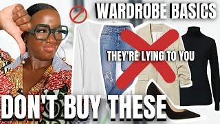 DONT BUY Wardrobe Basics 