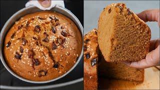 Wheat Jaggery Cake Recipe  Soft & Moist Wheat Jaggery Cake Recipe  Without Oven  NOven