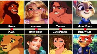 All Couples From Disney Animation