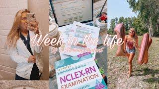 WEEK IN THE LIFE OF A NURSING STUDENT  First Interview Comp ATI Studying Job offer & more