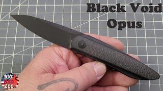 WE Knives Black Void Opus