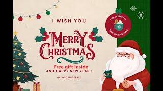 Merry Charismas  Free gift inside  AI free certification  Cloud exam