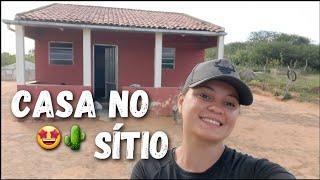 MOSTREI ONDE VAMOS MORAR - TOUR PELA NOSSA CASA NO SÍTIO