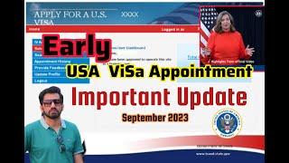 Book USA Early visa appoinment update  How to Book B1 B2 Visa slots