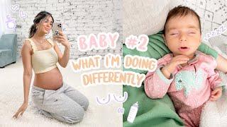 things I’m doing DIFFERENT with Baby #2 Natural vs Epidural Breast vs Formula Sleep etc