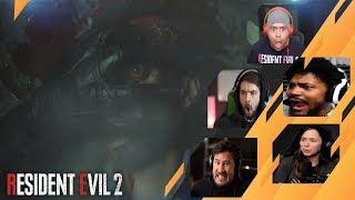 Gamers Reactions to Skull Crushed by Mr.X  Resident Evil 2 Remake