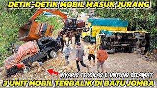 Batu Jomba heute  3 Autos im freien Fall in die Batu Jomba-Schlucht