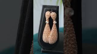 Rose Gold Dangle Earrings Affordable Earrings Amazon #earringshaul #earrings #shorts #tradtional