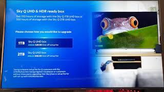 Sky Q UHD HDR Upgrade Option