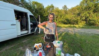 A Day on an Island and Van Camping at Lake Ouachita