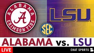 Alabama vs LSU Live Streaming Scoreboard Play-By-Play Highlights  2024 CFB Week 11  SEC Football