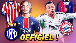 LES NOUVEAUX MAILLOTS DES GRANDS CLUBS 202425  PSG REAL MADRID BARCA BAYERN INTER DORTMUND...