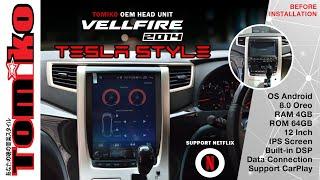 Bosan dengan tampilan head unit original mobil??? TOMIKO TESLA STYLE SOLUSINYA...