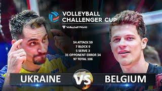 Ukraine vs Belgium - Semifinals  Mens Volleyball Challenger Cup 2024