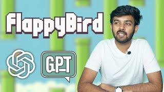watch in 2x speed  Trying to create Flappy Bird Application using GPT  code io - Tamil
