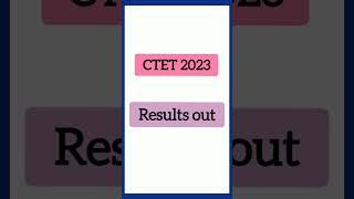 CTET 2023 Latest news #ctet #ctet2023 #ctetupdates