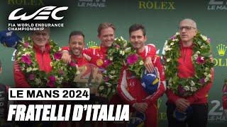 Fratelli d’Italia blasts out over Le Mans I 2024 24 Hours of Le Mans I FIA WEC