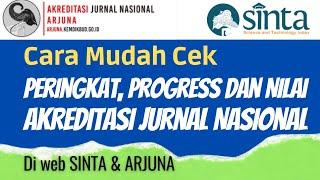 Cara Cek Nilai Akreditasi Jurnal Nasional di SINTA dan ARJUNA