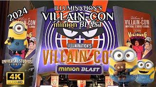 2024 NEW Illuminations Villain-Con Minion Blast II Universal Studios Florida 4K