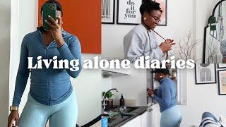 LIVING ALONE DIARIES A FEW DAYS IN MY LIFE TRANSITIONING FROM WIG TO BRAIDS FAIL