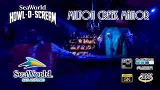 2019 SeaWorld San Antonio Howl O Scream Milton Creek Manor Haunted House VR 360 5K POV