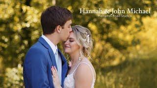 High School Sweethearts Get Married & Groom Cries  Hannah & John Michael  North Carolina Wedding