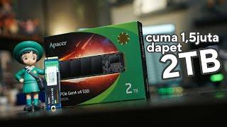 NVMe Gen4 SSD MURAH tapi kapasitas GEDE  Review Apacer AS2280Q4L 2TB #YangPentingSSD