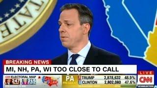 CNN Jake Tapper point out Hilary has no clear message