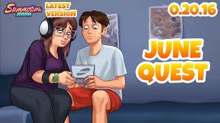 June Complete Quest Full Walkthrough - Summertime Saga 0.20.16 Latest Version