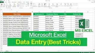 Data Entry Tricks in Microsoft Excel  Data Entry in Excel