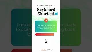 Excel keyboard shortcut to open the Go To dialog box