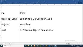 BEGINI CARA MERAPIKAN TITIK DUA DI MICROSOFT WORD UNTUK PEMULA