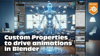 Blender Animation Control with Custom Properties and Drivers