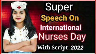 International Nurses Day Speech in EnglishSpeech on international Nurses DayNurses Day May 12