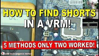 How To Find Shorts in VRM Circuits like a PRO.  Simple to follow Theory and Practical Short Tracing