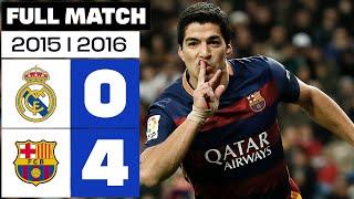 Real Madrid vs FC Barcelona 0-4 Matchday 12 20152016 - FULL MATCH