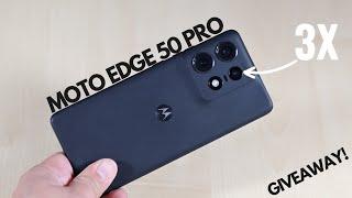 Motorola Edge 50 Pro Unboxing & First Look  Giveaway - 144Hz Curved Display  125W@ ₹27999 