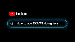 5 Rules to Ace Exams While Doing Less