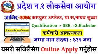 pradesh 1 loksewa vacancy 2079  pradesh 1 loksewa syllabus  loksewa vacancy 2079  job vacancy