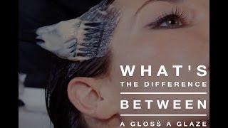 Whats the difference between a gloss a glaze or a toner?