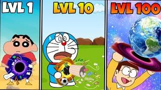 Shinchan And Nobita Become Black Hole And Kill Doraemon   Shinchan And Nobita Game  Funny Game 