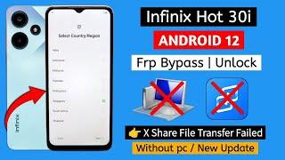 infinix hot 30 i frp bypass  x669c google account bypass  new security unlock without pc and tool