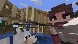 Building my GIANT minecraft house  Episode 0004