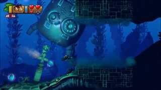Donkey Kong Country Tropical Freeze - 100% Walkthrough - 4-3 Amiss Abyss Puzzle Pieces and KONG